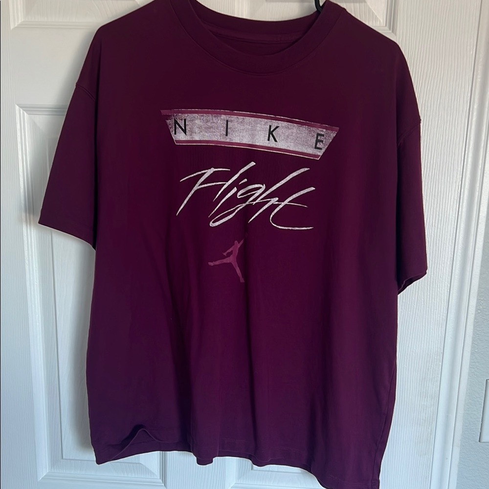 Nike Flight Burgundy Tee